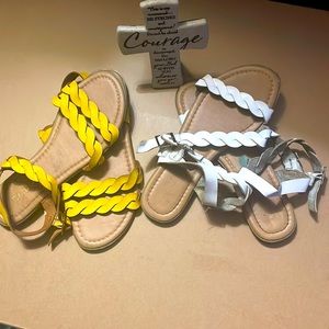 2 for 1. Summer Sandals. Size 7
